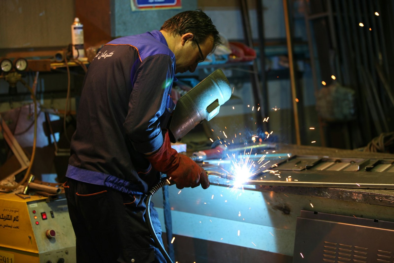 Fabrication d’une structure métallique en atelier